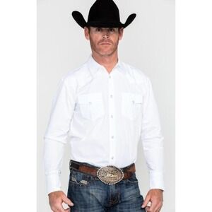 Gibson Trading Co Solid Long Sleeve Pearl Snap Western Shirt
